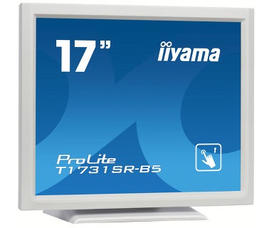Iiyama ProLite T1731SR-W5 Monitor Touch Screen 43,2 cm (17') 1280 x 1024 Pixel TN 5 ms Bianco