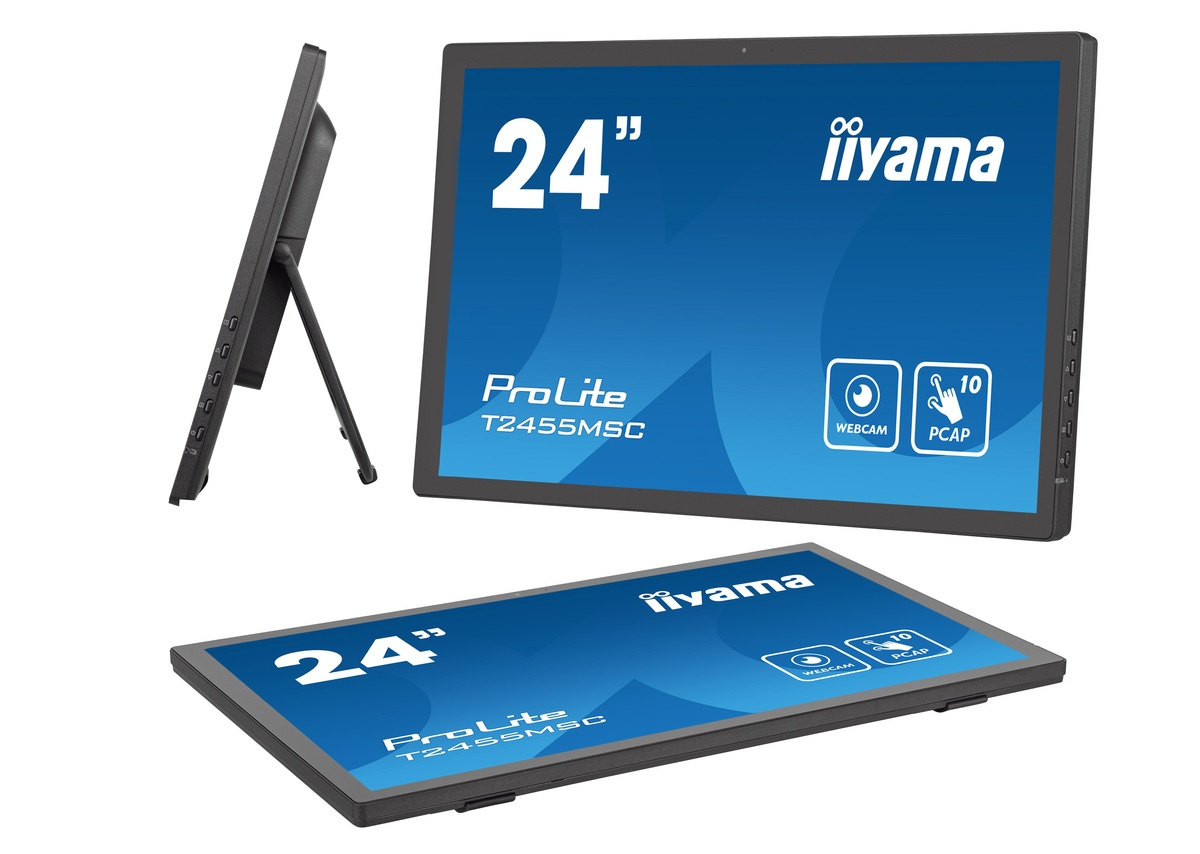iiyama ProLite T2455MSC-B1 Monitor 24'' Full HD IPS Touchscreen LED 400 cd/m² 5ms Nero