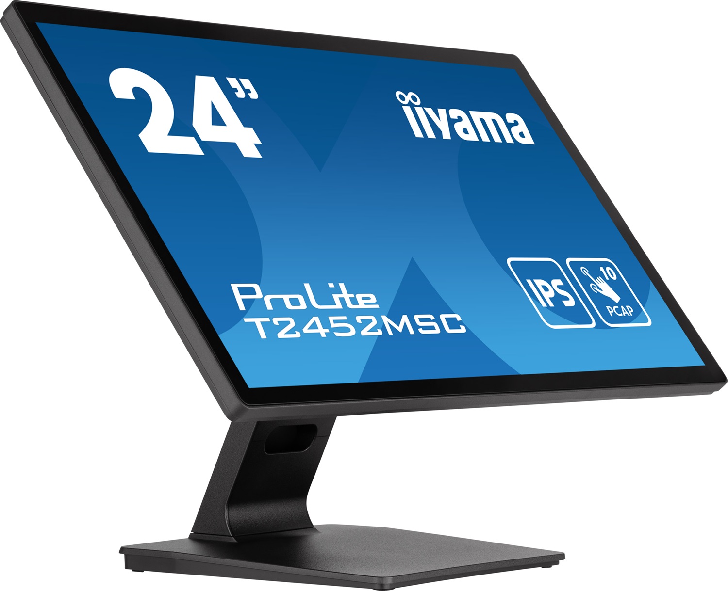 iiyama ProLite T2452MSC-B1 Monitor Touchscreen 60,5 cm (23.8') Full HD 1920 x 1080 IPS 14ms Nero