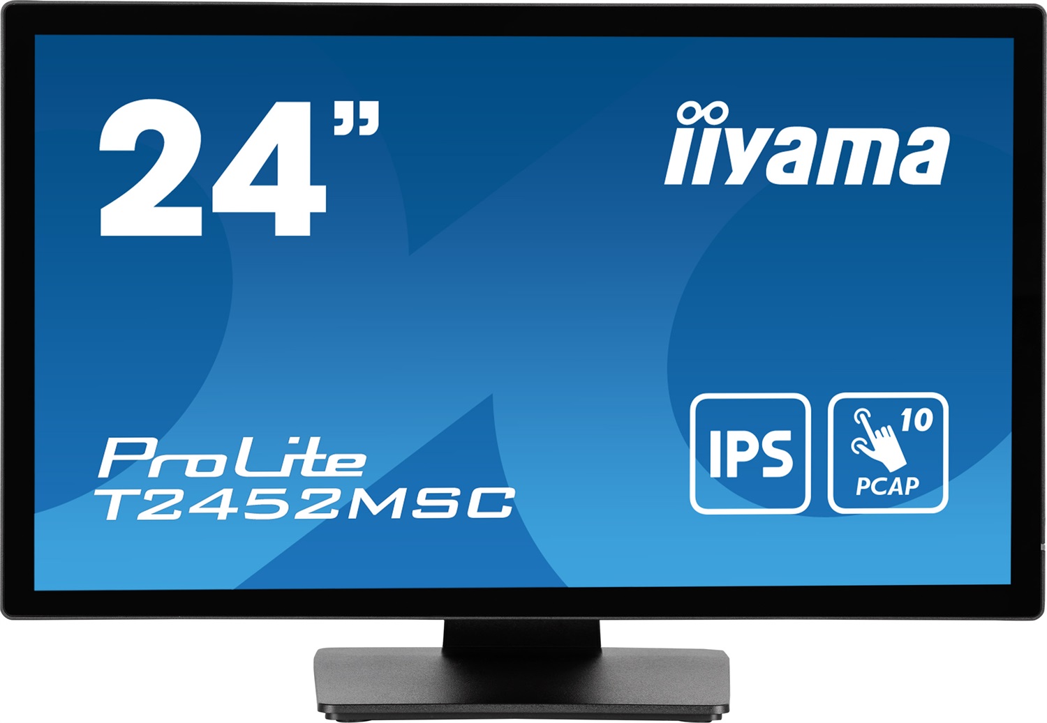 iiyama ProLite T2452MSC-B1 Monitor Touchscreen 60,5 cm (23.8') Full HD 1920 x 1080 IPS 14ms Nero