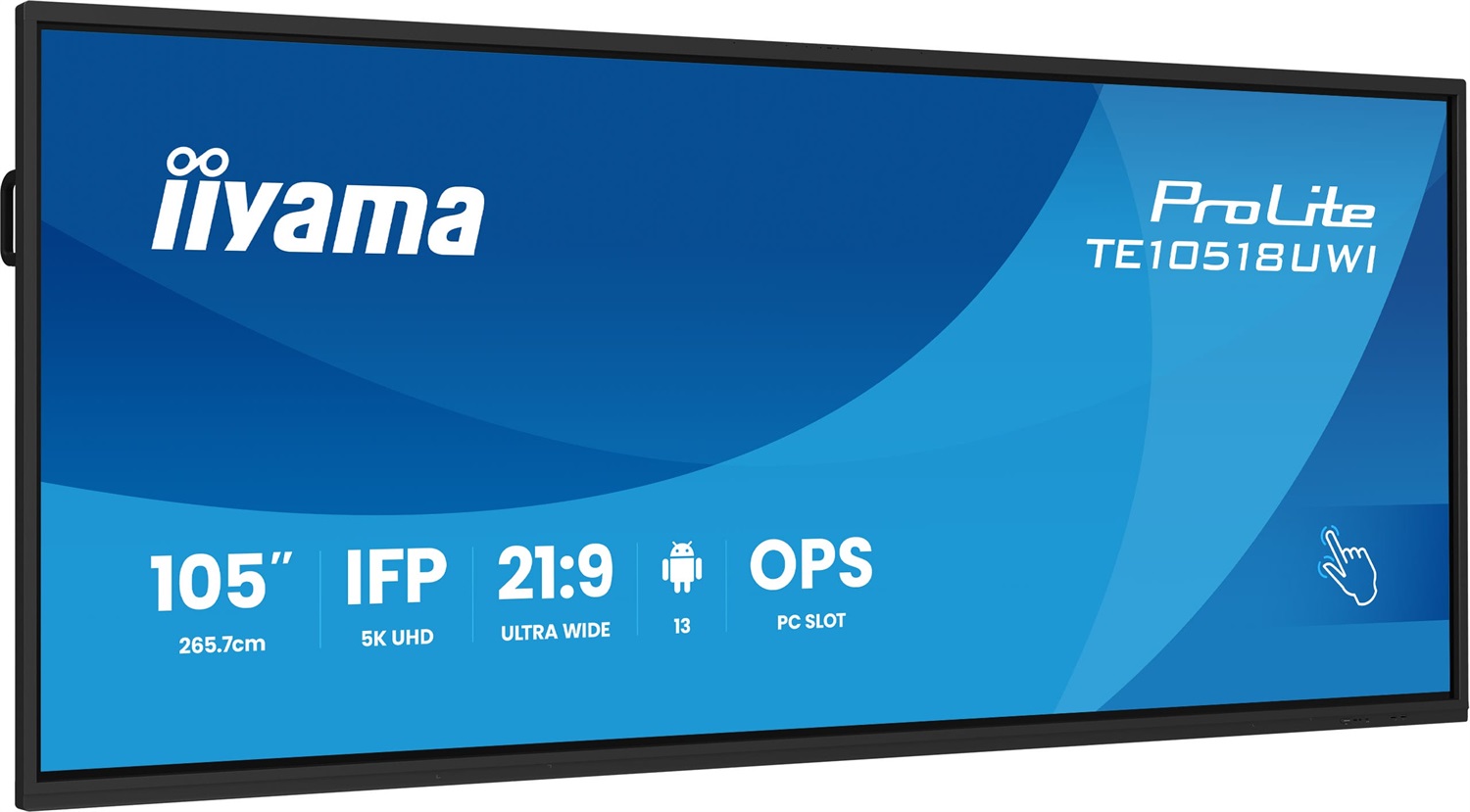 iiyama TE10518UWI-B1AG - Monitor interattivo 105