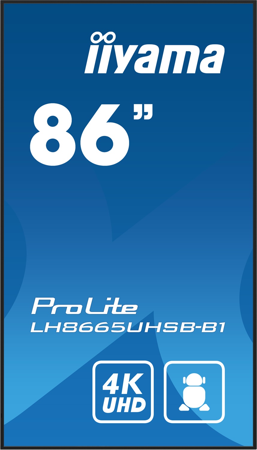 IIYAMA ProLite LH8665UHSB-B1 Monitor 86