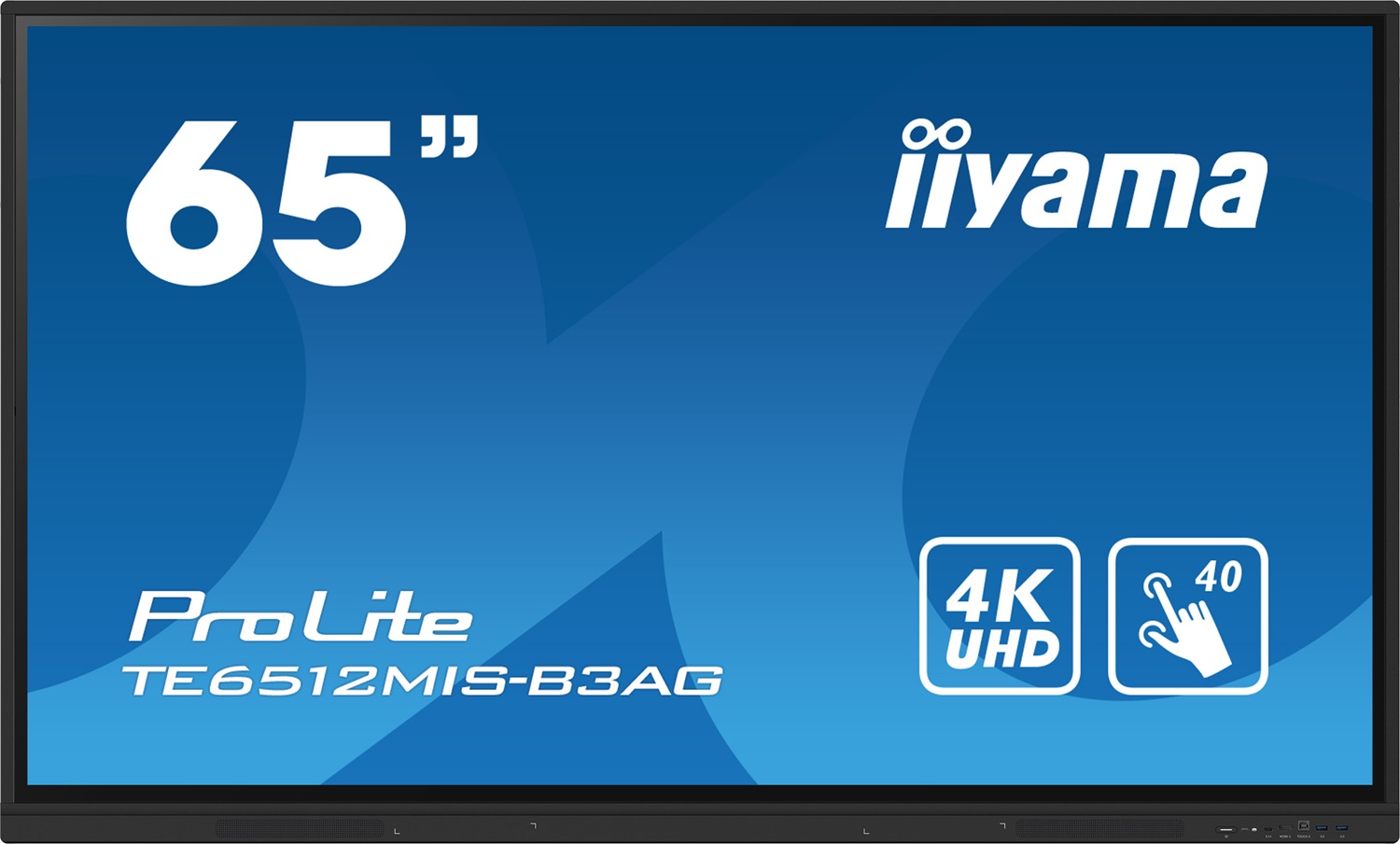 iiyama TE6512MIS-B3AG Visualizzatore di Messaggi Design Chiosco 65