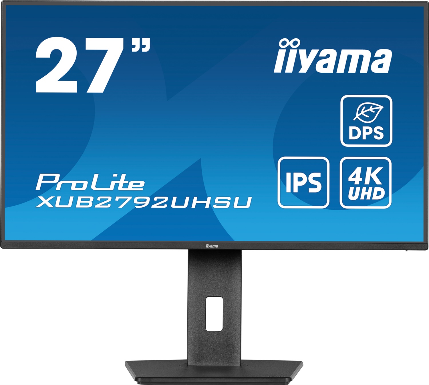iiyama ProLite XUB2792UHSU-B6 Monitor 27'' 4K Ultra HD IPS LED 3840 x 2160 Pixel 4ms Nero con HDMI, DisplayPort e USB-C