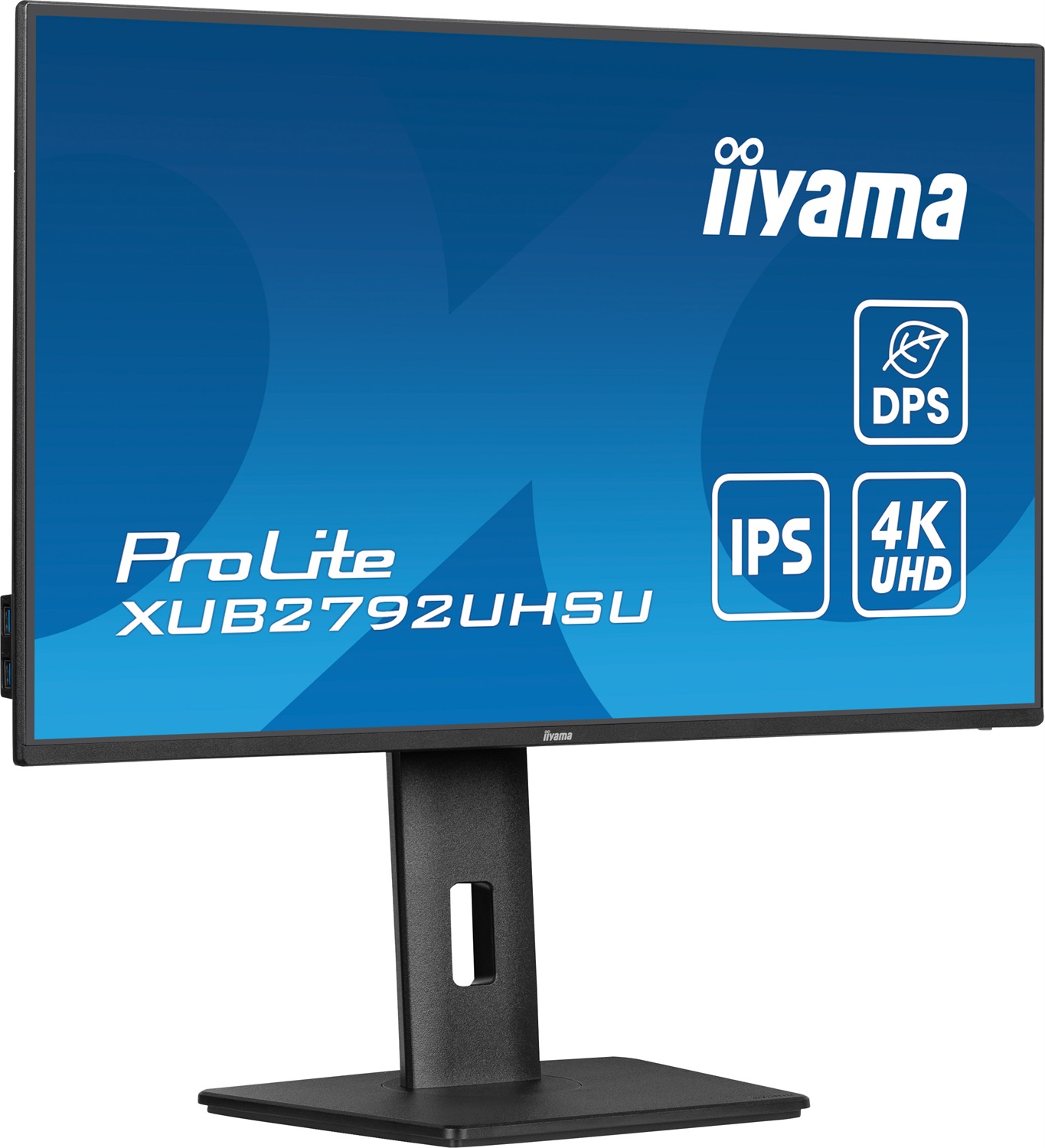 iiyama ProLite XUB2792UHSU-B6 Monitor 27'' 4K Ultra HD IPS LED 3840 x 2160 Pixel 4ms Nero con HDMI, DisplayPort e USB-C