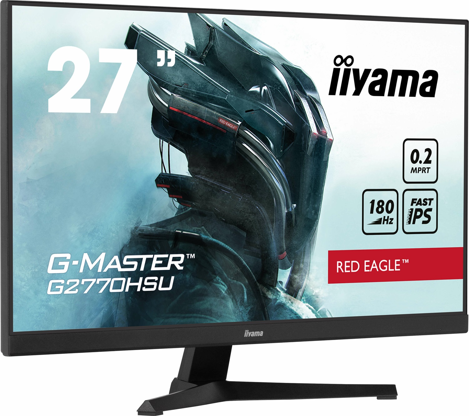 iiyama G-MASTER G2770HSU-B6 Monitor Gaming 27'' Full HD Fast IPS 1920x1080 180Hz 0,2ms Nero