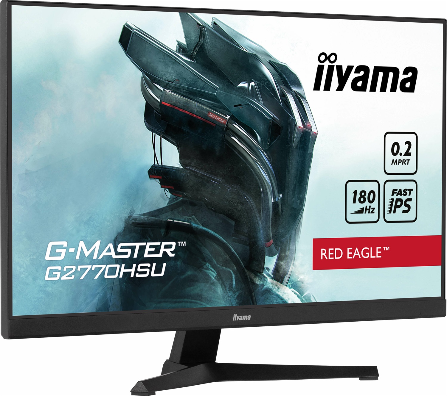 iiyama G-MASTER G2770HSU-B6 Monitor Gaming 27'' Full HD Fast IPS 1920x1080 180Hz 0,2ms Nero