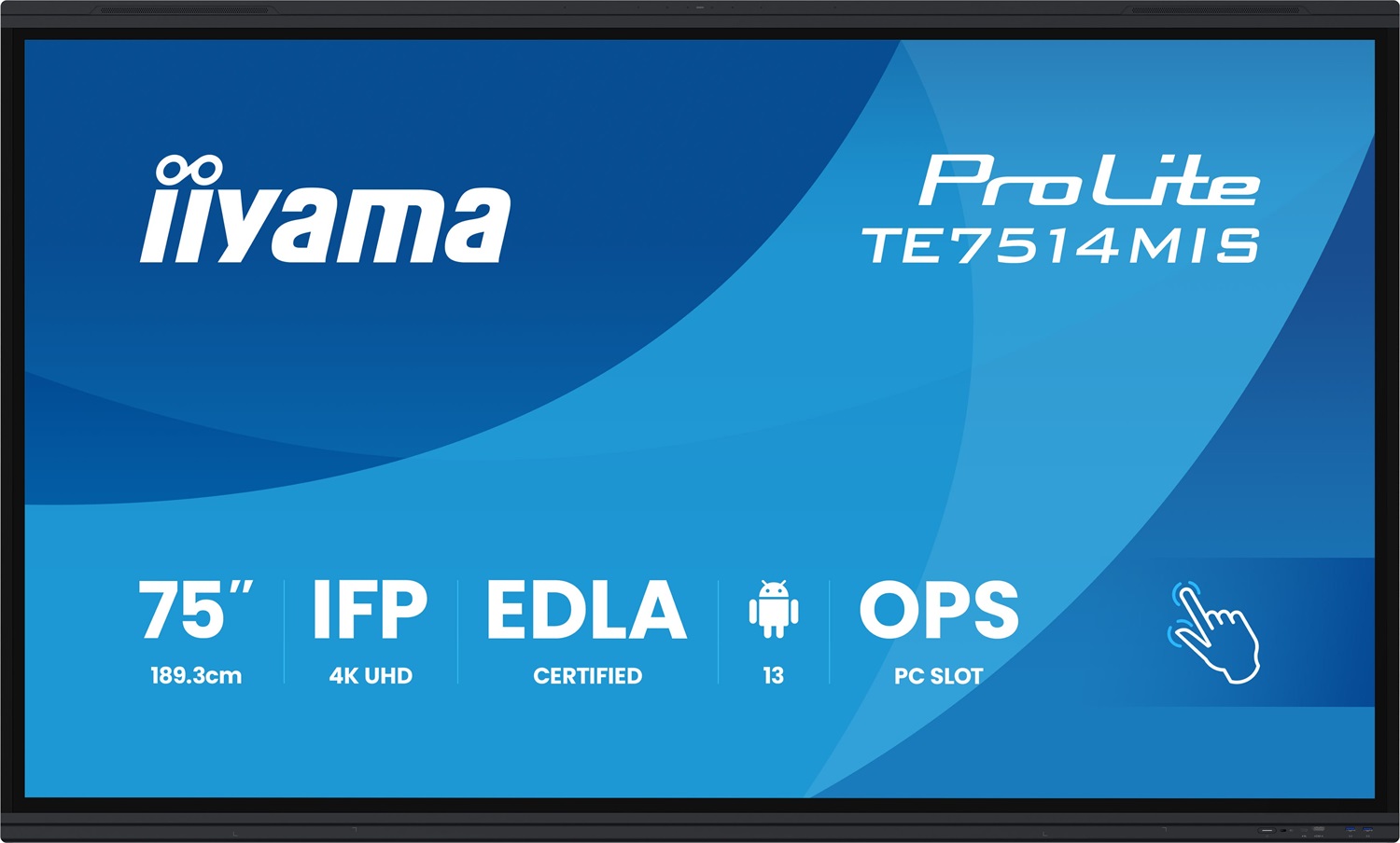 iiyama PROLITE TE7514MIS-B2AG Pannello Piatto per Segnaletica Digitale 75