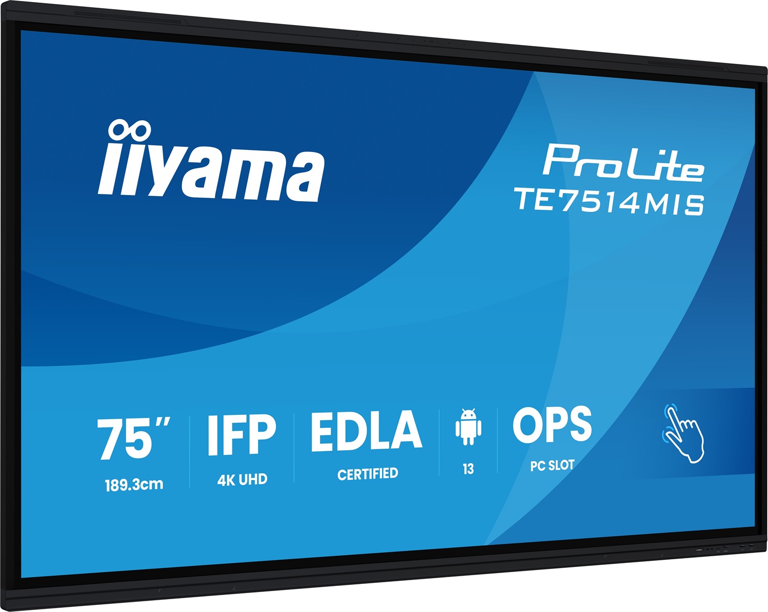 iiyama PROLITE TE7514MIS-B2AG Pannello Piatto per Segnaletica Digitale 75
