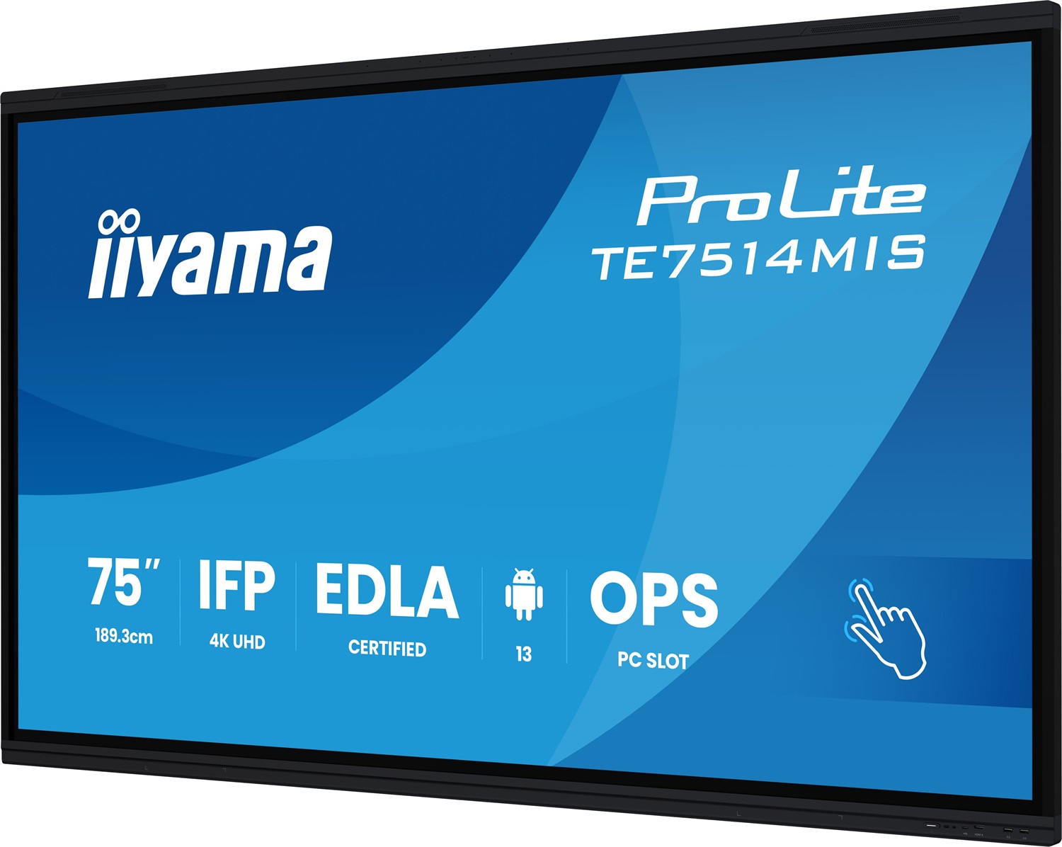 iiyama PROLITE TE7514MIS-B2AG Pannello Piatto per Segnaletica Digitale 75
