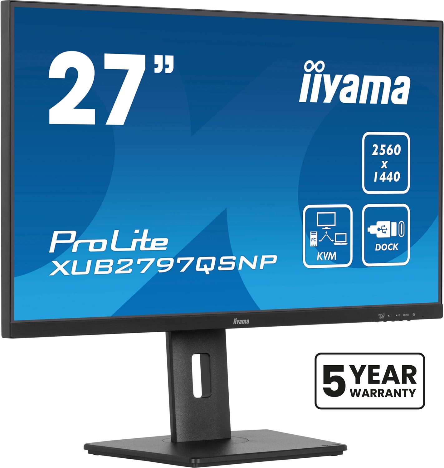 iiyama ProLite XUB2797QSNP-B1 Monitor PC 27