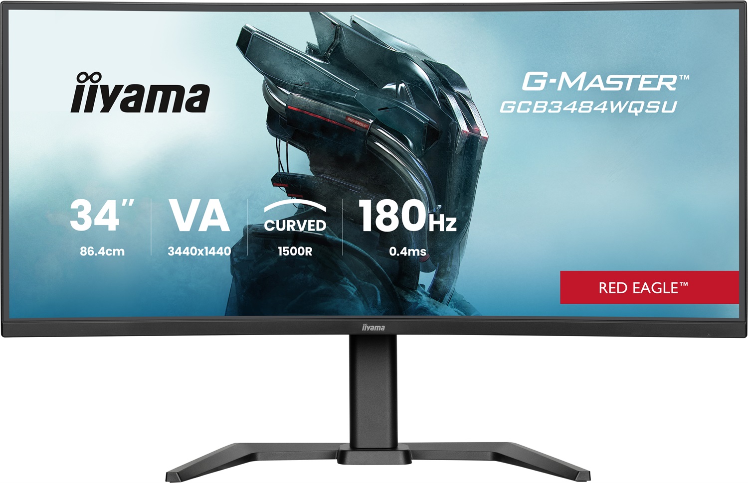iiyama G-MASTER Red Eagle GCB3484WQSU-B1 Monitor Curvo 34