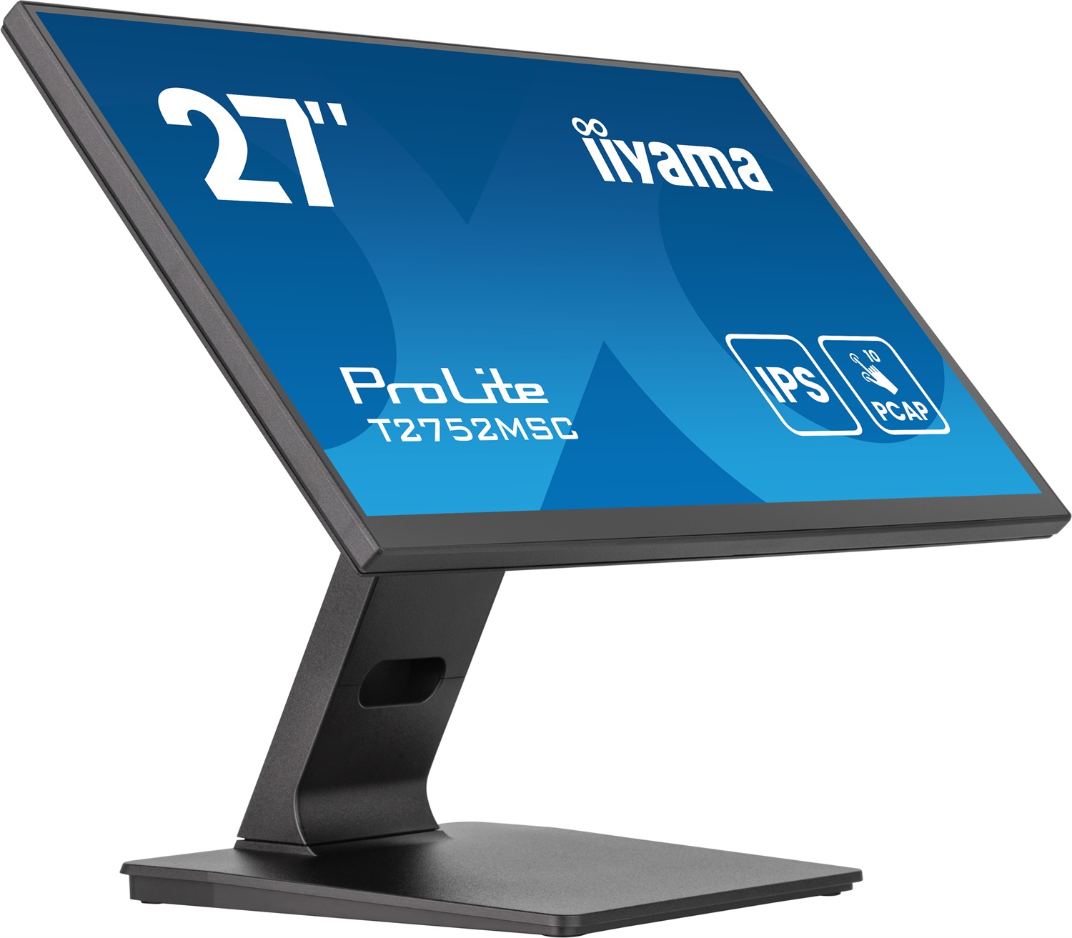 iiyama ProLite T2752MSC-B1AG Monitor Touchscreen 27 Pollici IPS Full HD 1920x1080 con Resistenza ai Graffi e Altoparlanti