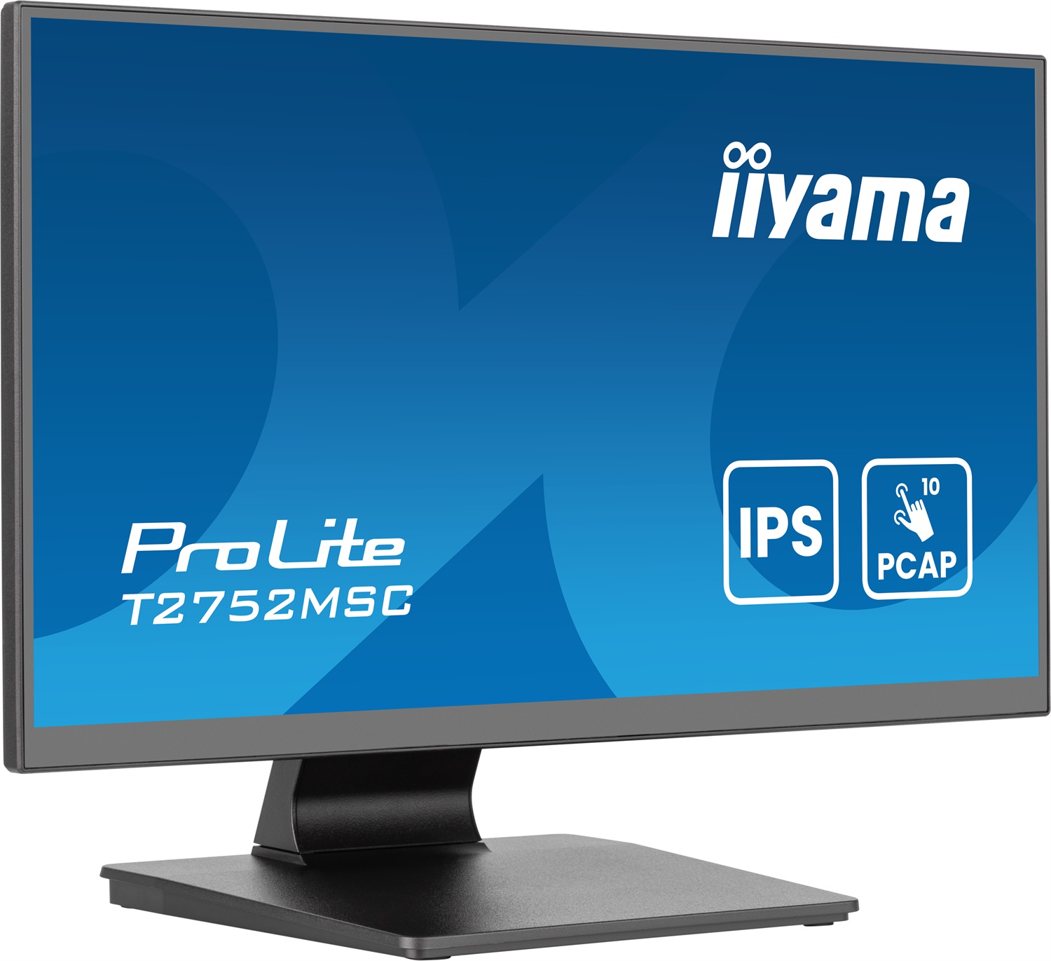 iiyama ProLite T2752MSC-B1AG Monitor Touchscreen 27 Pollici IPS Full HD 1920x1080 con Resistenza ai Graffi e Altoparlanti