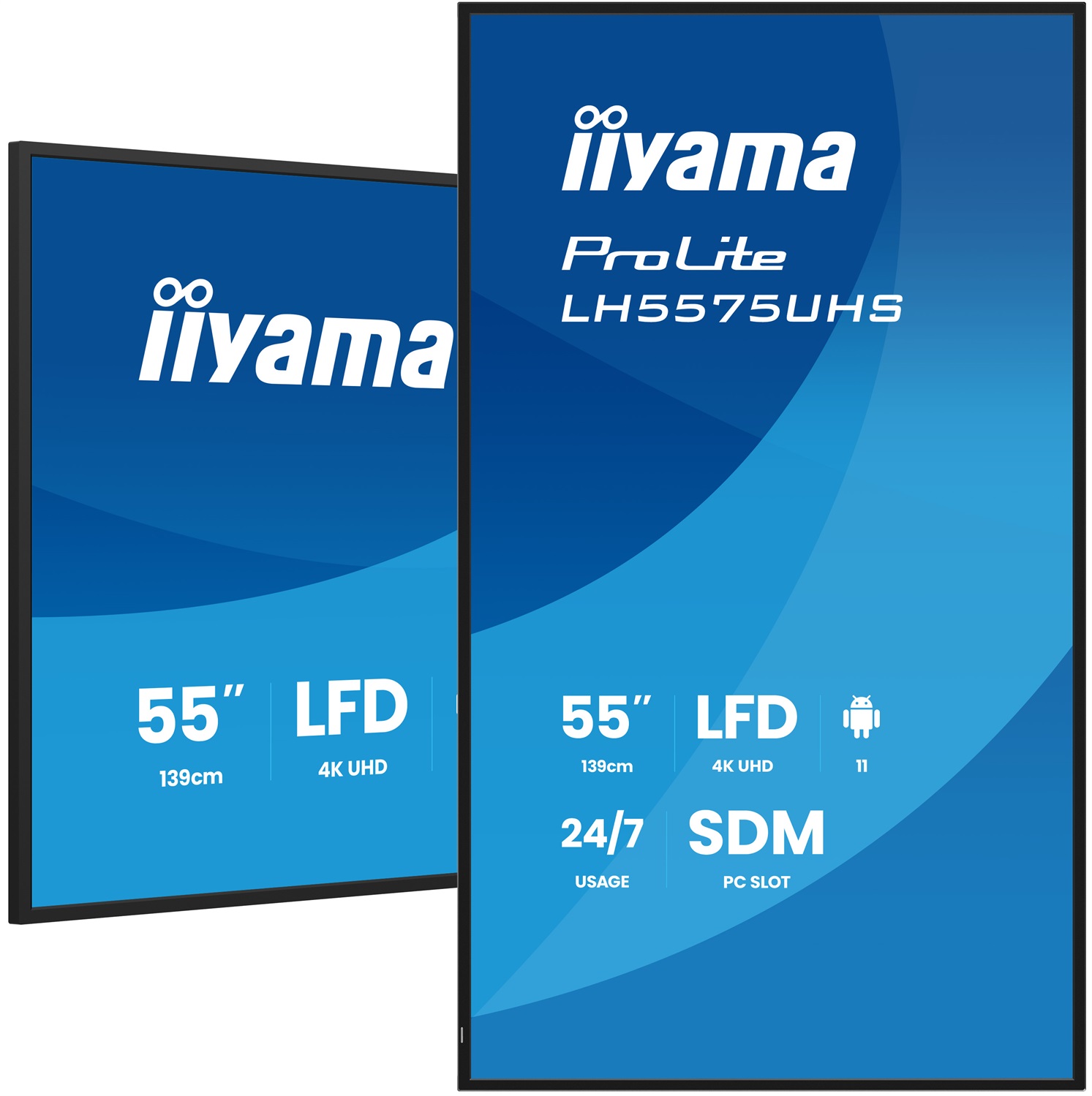 iiyama ProLite LH5575UHS-B2AG Monitor 55