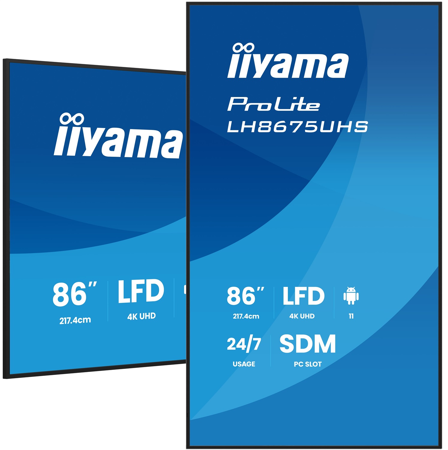 iiyama ProLite LH8675UHS-B2AG Display Professionale 86