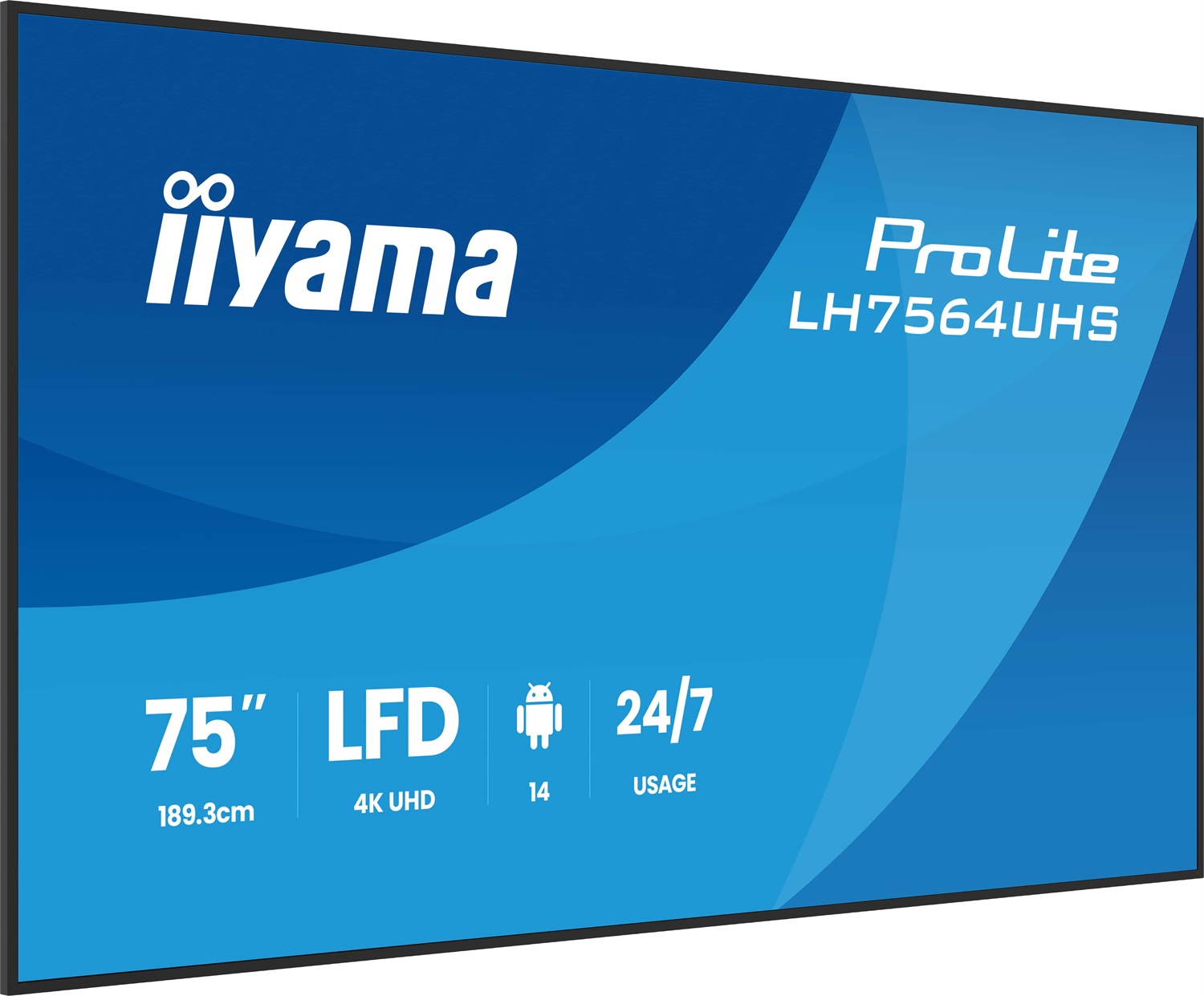 IIYAMA LH7564UHS-B1AG Monitor Digital Signage 75