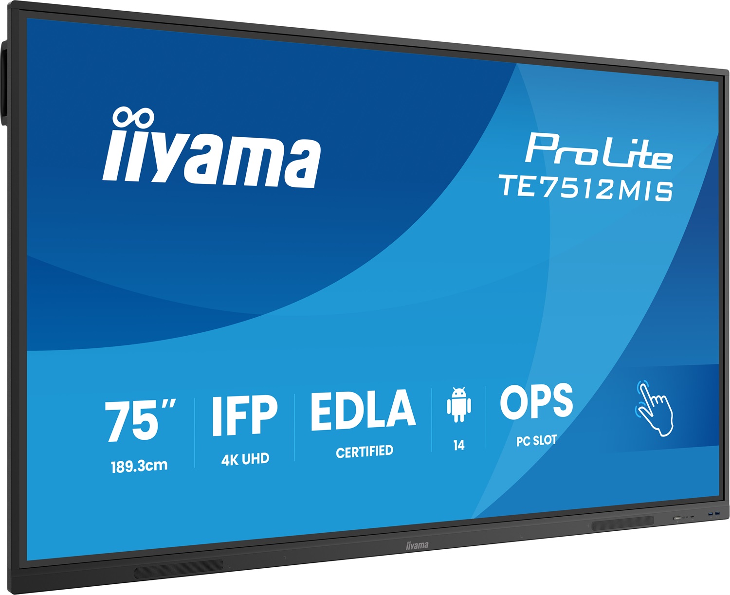 iiyama ProLite TE7512MIS-B4AG - Display Interattivo 75