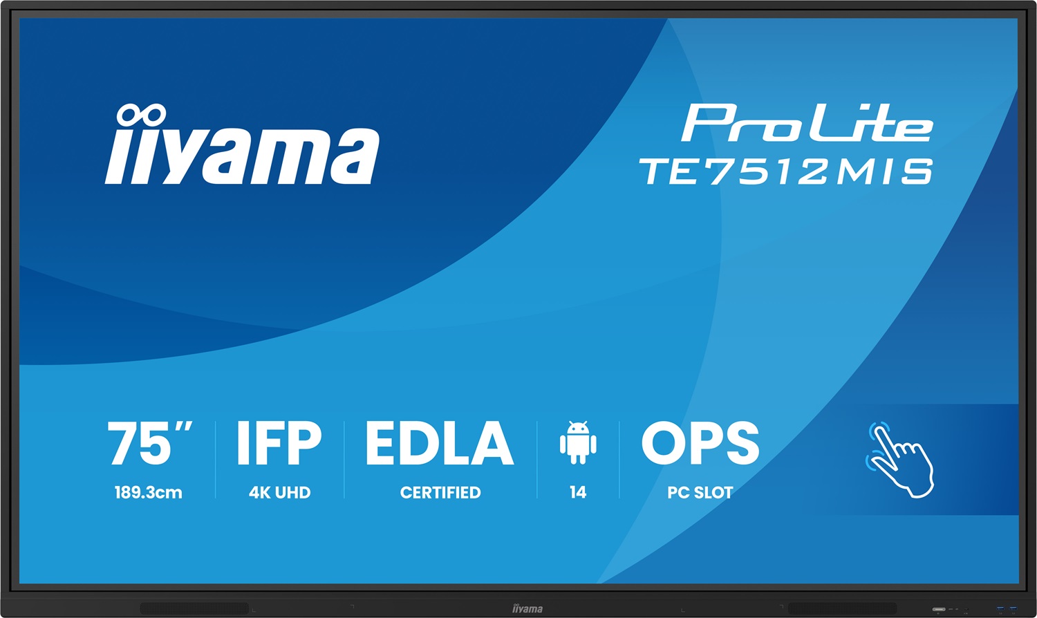 iiyama ProLite TE7512MIS-B4AG - Display Interattivo 75