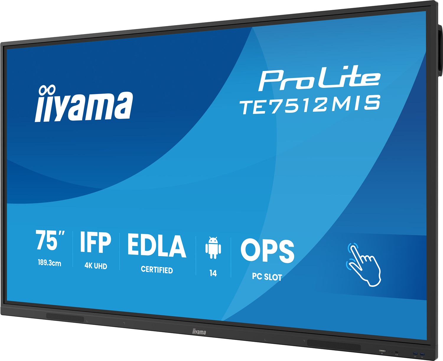iiyama ProLite TE7512MIS-B4AG - Display Interattivo 75