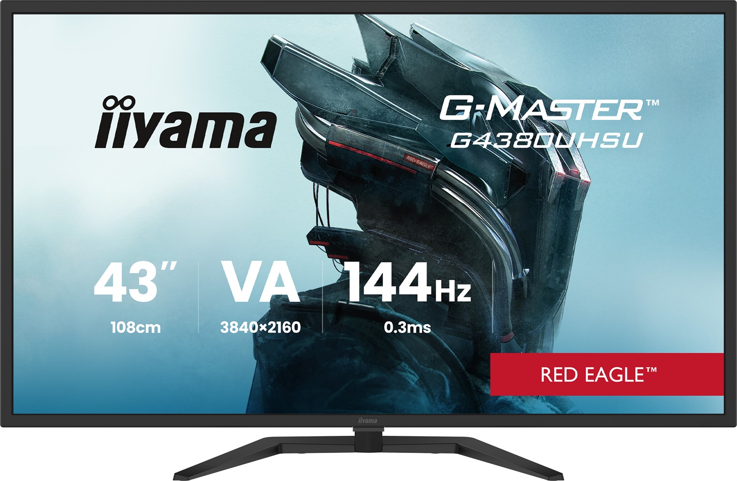 Iiyama G-MASTER G4380UHSU-B2 Monitor Gaming 4K Ultra HD 42.5