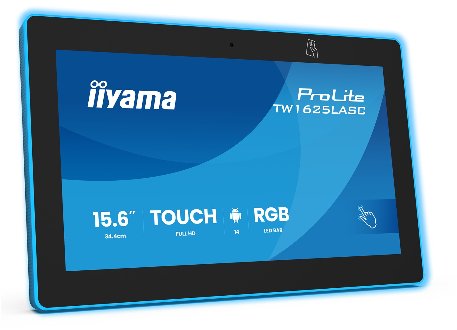 iiyama ProLite TW1625LASC-B3PNR - Monitor Touchscreen 15,6