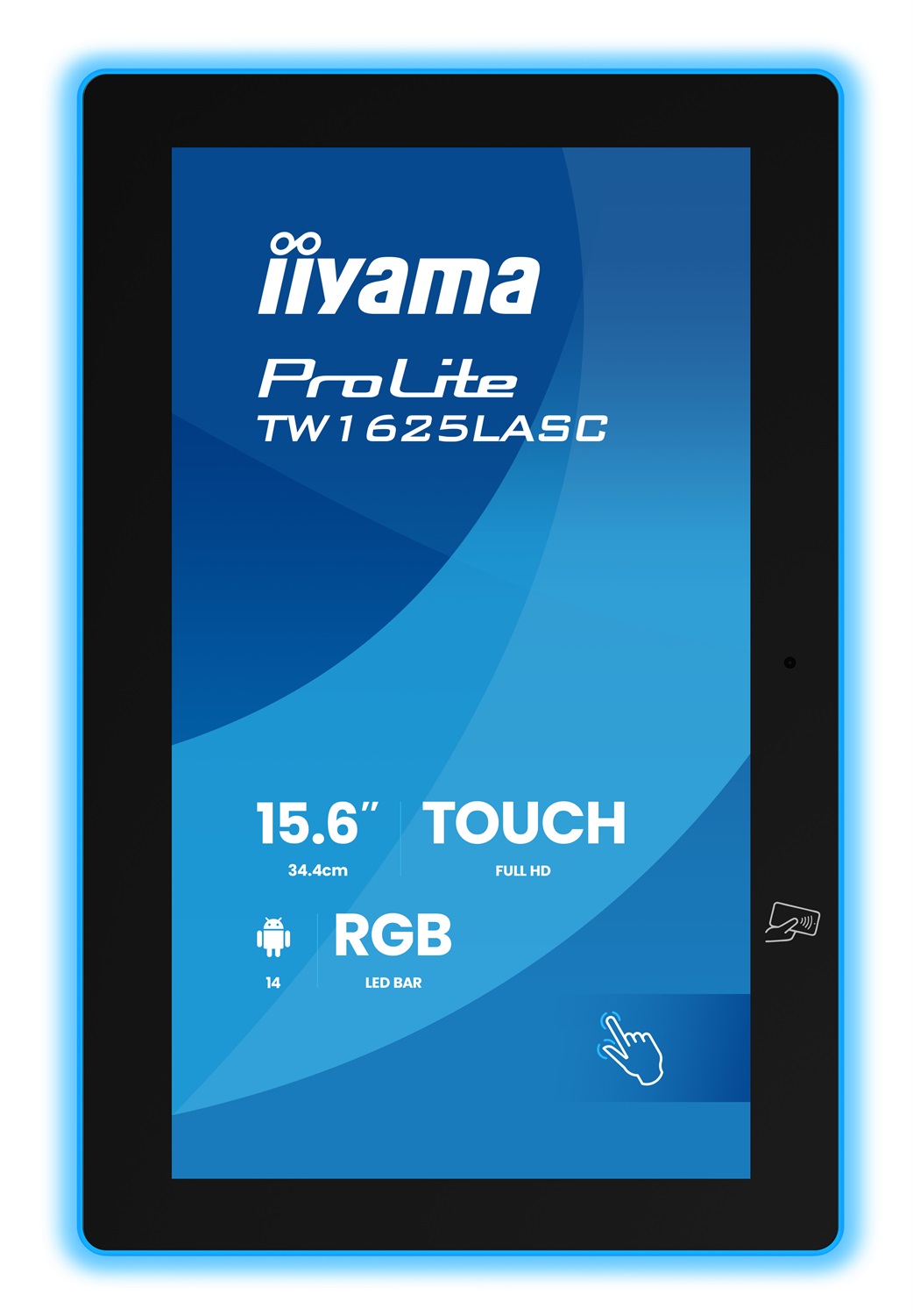 iiyama ProLite TW1625LASC-B3PNR - Monitor Touchscreen 15,6