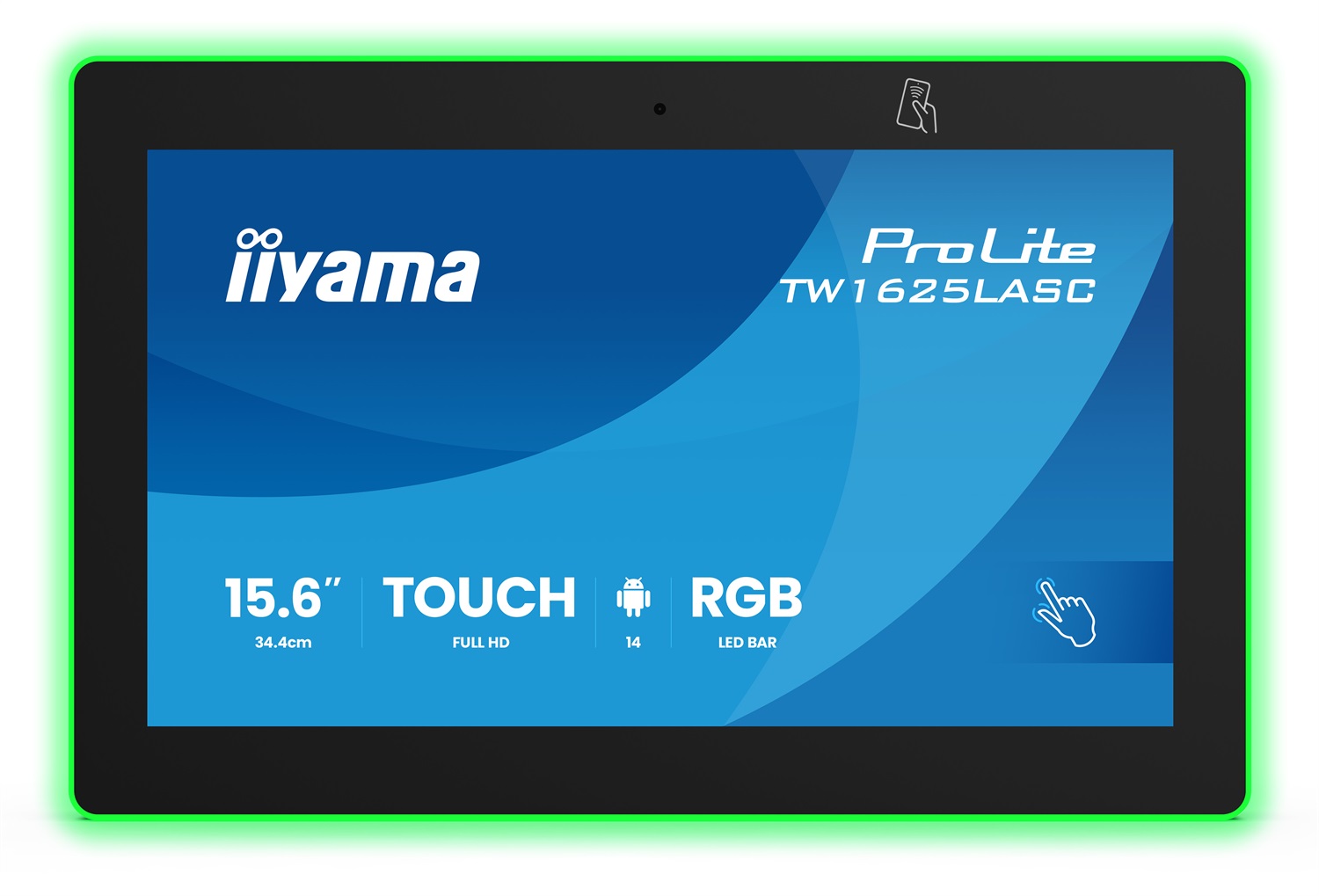iiyama ProLite TW1625LASC-B3PNR - Monitor Touchscreen 15,6