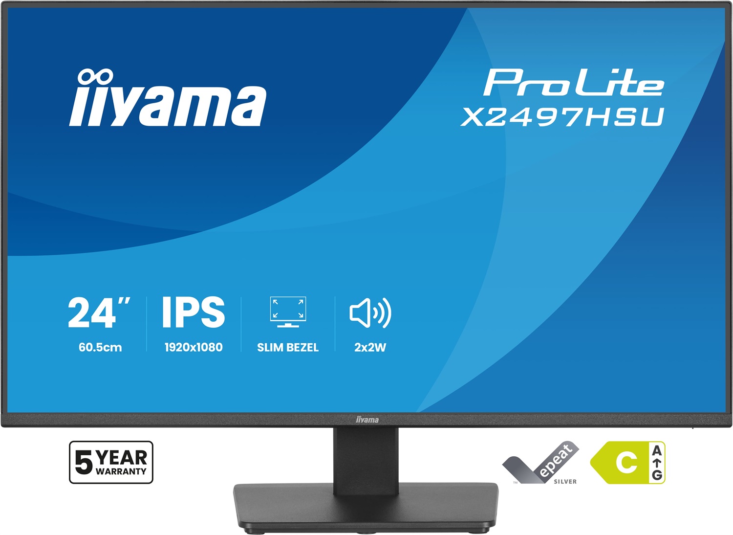 iiyama ProLite X2497HSU-B1 Monitor IPS 23.8