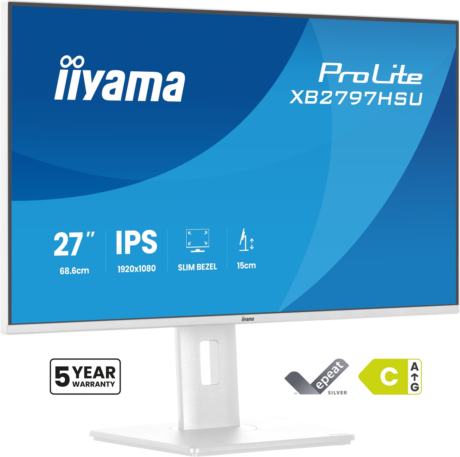 iiyama ProLite XB2797HSU-W1 Monitor IPS 27