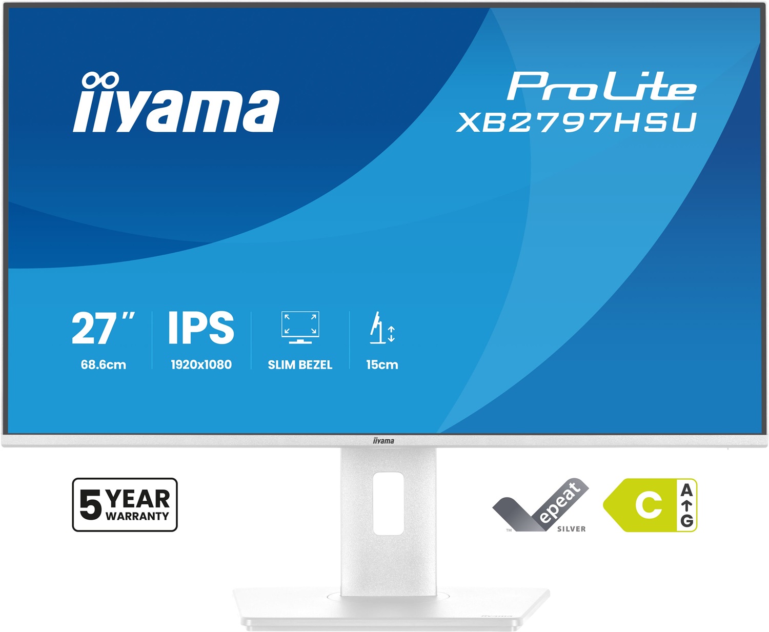 iiyama ProLite XB2797HSU-W1 Monitor IPS 27