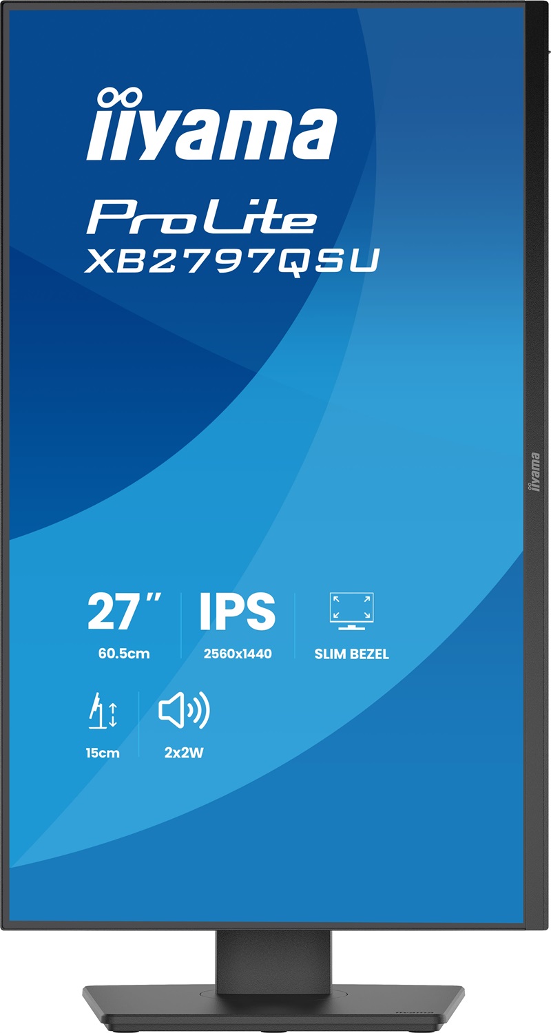 iiyama ProLite XB2797QSU-B1 Monitor IPS QHD 27