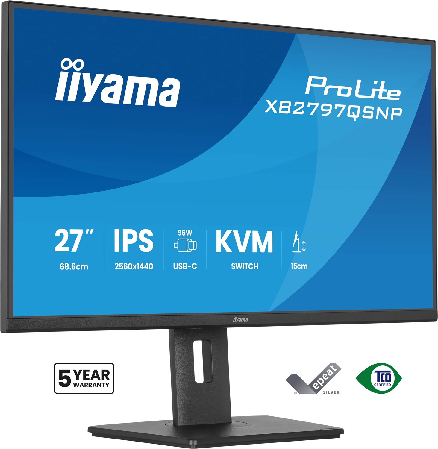 iiyama ProLite XB2797QSNP-B1 Monitor LED IPS 27