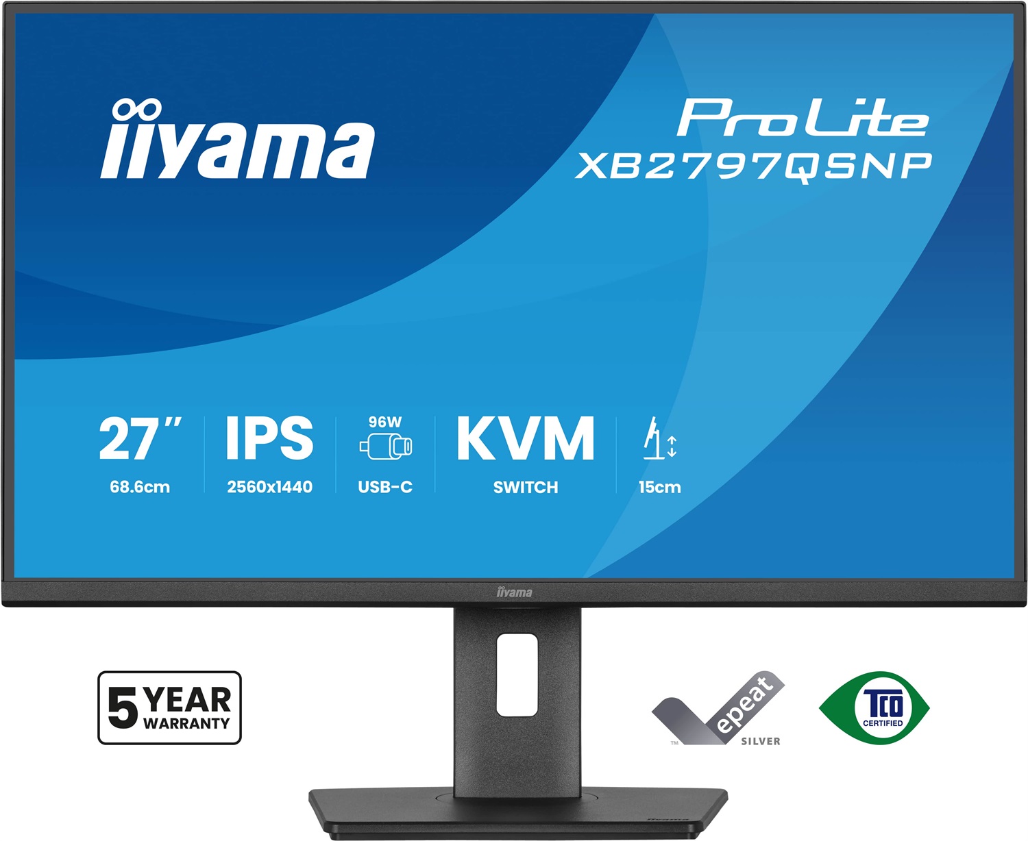 iiyama ProLite XB2797QSNP-B1 Monitor LED IPS 27