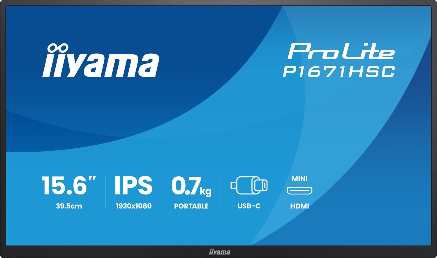 IIYAMA ProLite P1671HSC-B1 - Monitor Portatile 15.6