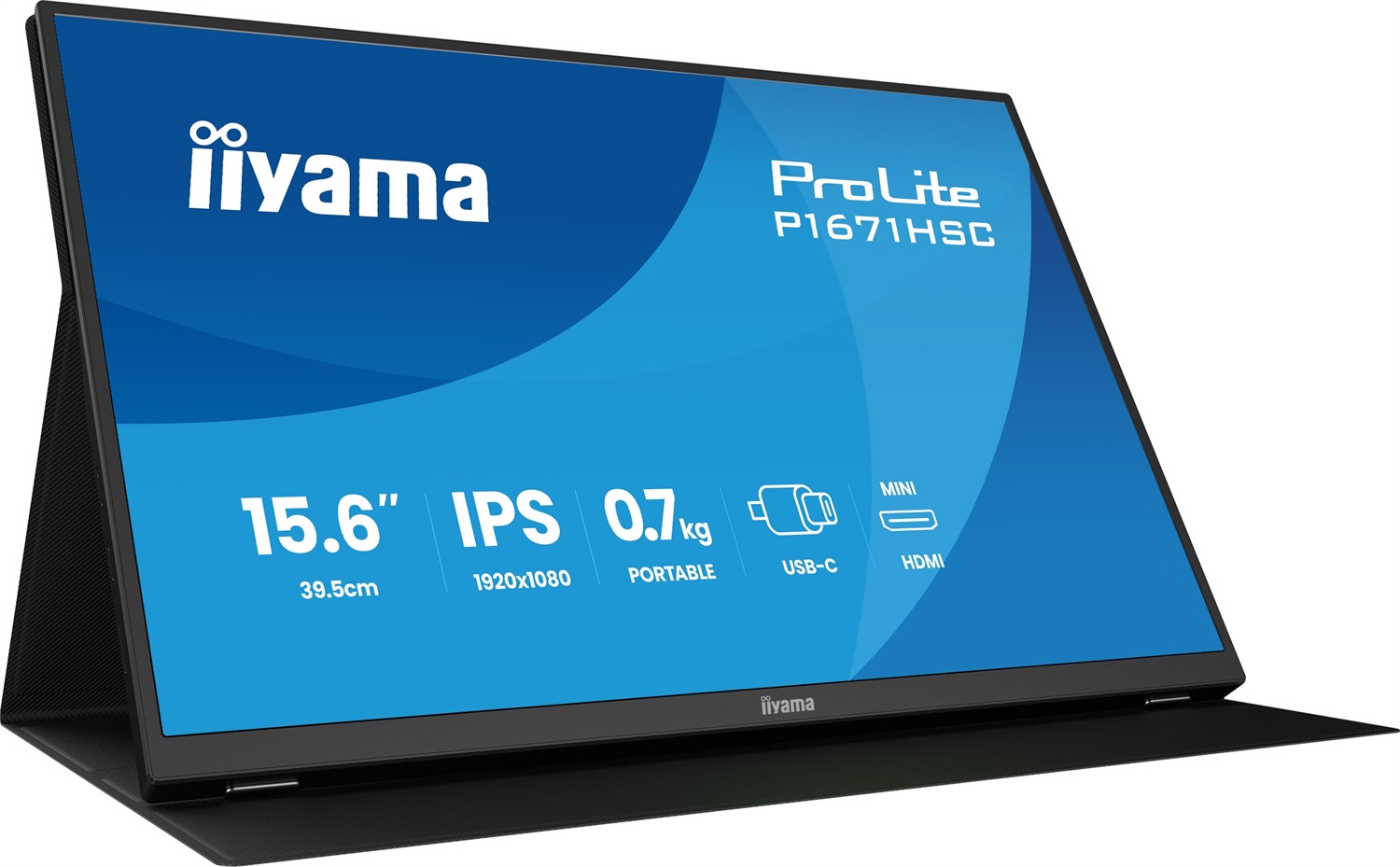 IIYAMA ProLite P1671HSC-B1 - Monitor Portatile 15.6