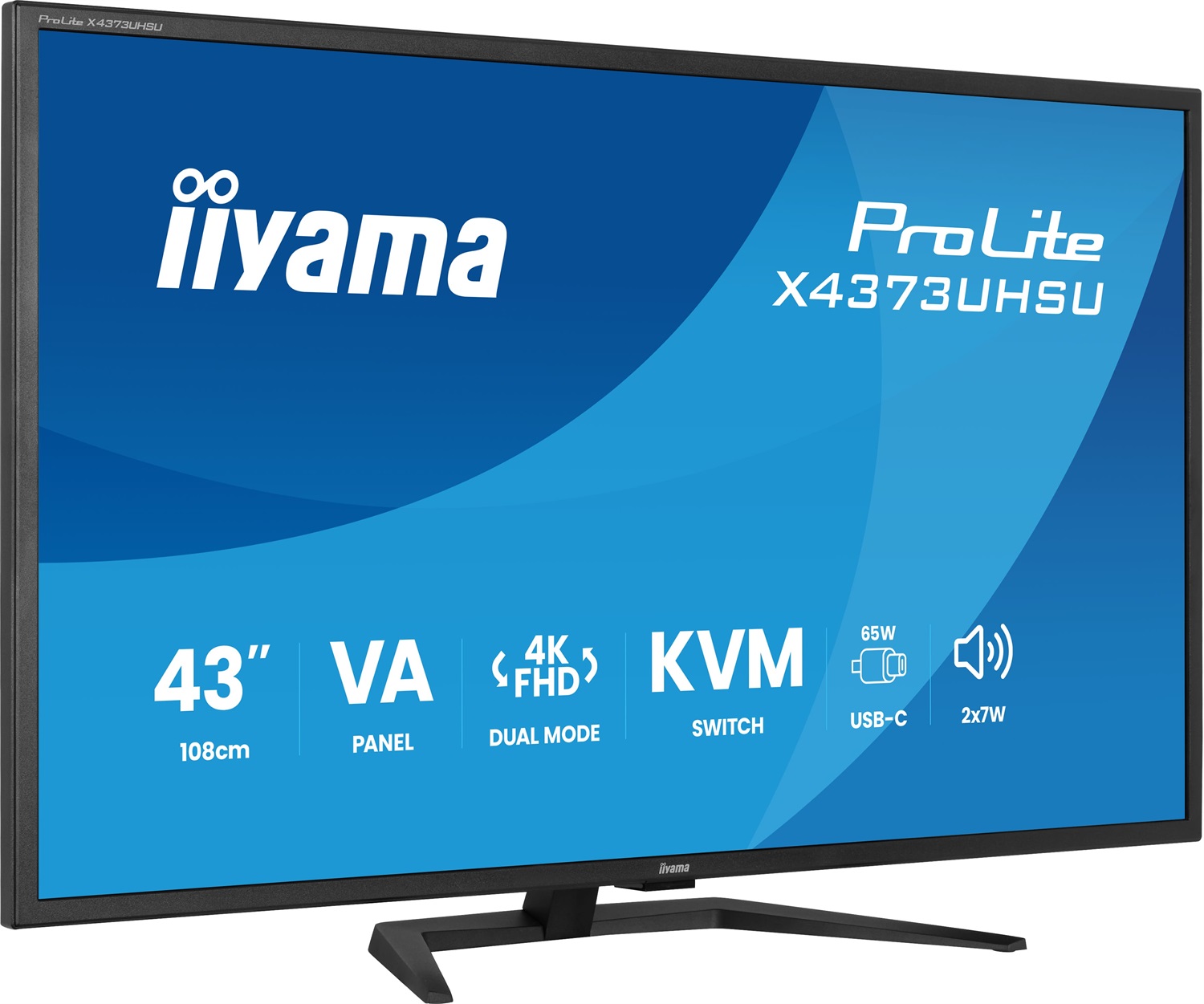 iiyama ProLite X4373UHSU-B2 Monitor LED 43'' 4K Ultra HD 3840x2160 3ms Nero
