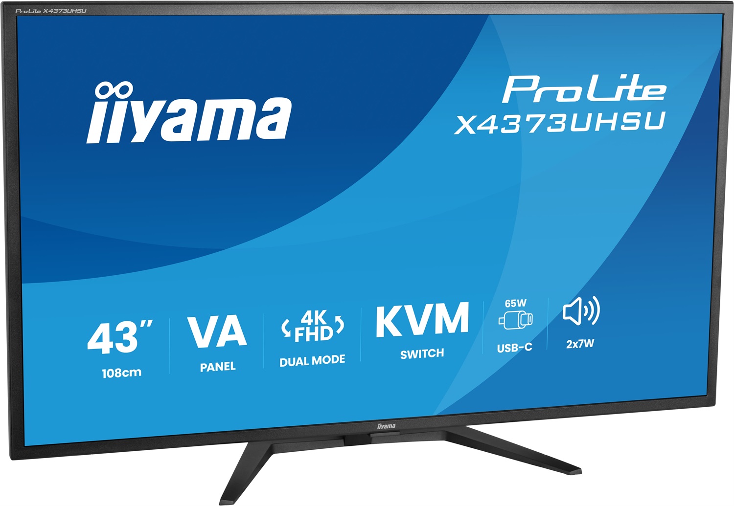 iiyama ProLite X4373UHSU-B2 Monitor LED 43'' 4K Ultra HD 3840x2160 3ms Nero