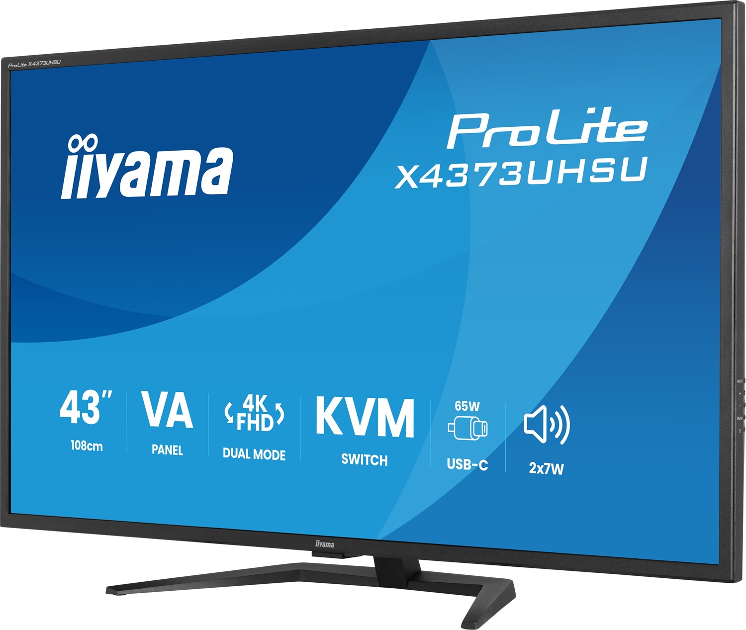iiyama ProLite X4373UHSU-B2 Monitor LED 43'' 4K Ultra HD 3840x2160 3ms Nero