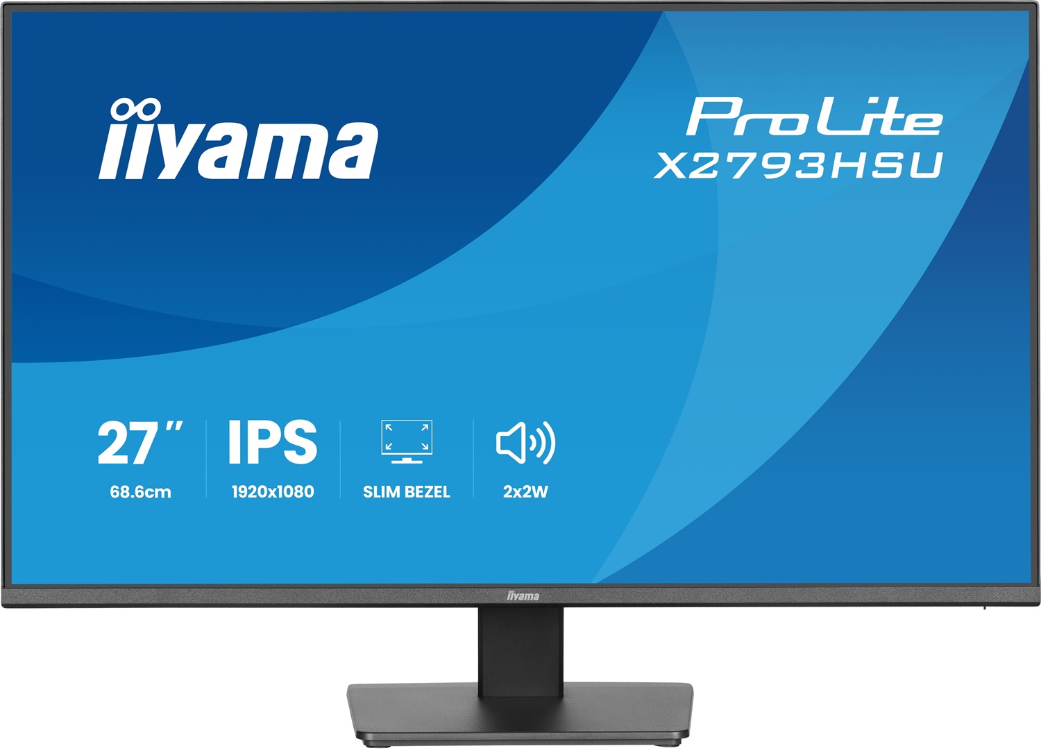 iiyama ProLite X2793HSU-B1 Monitor IPS da 27'' Full HD 1920x1080 con supporto ergonomico
