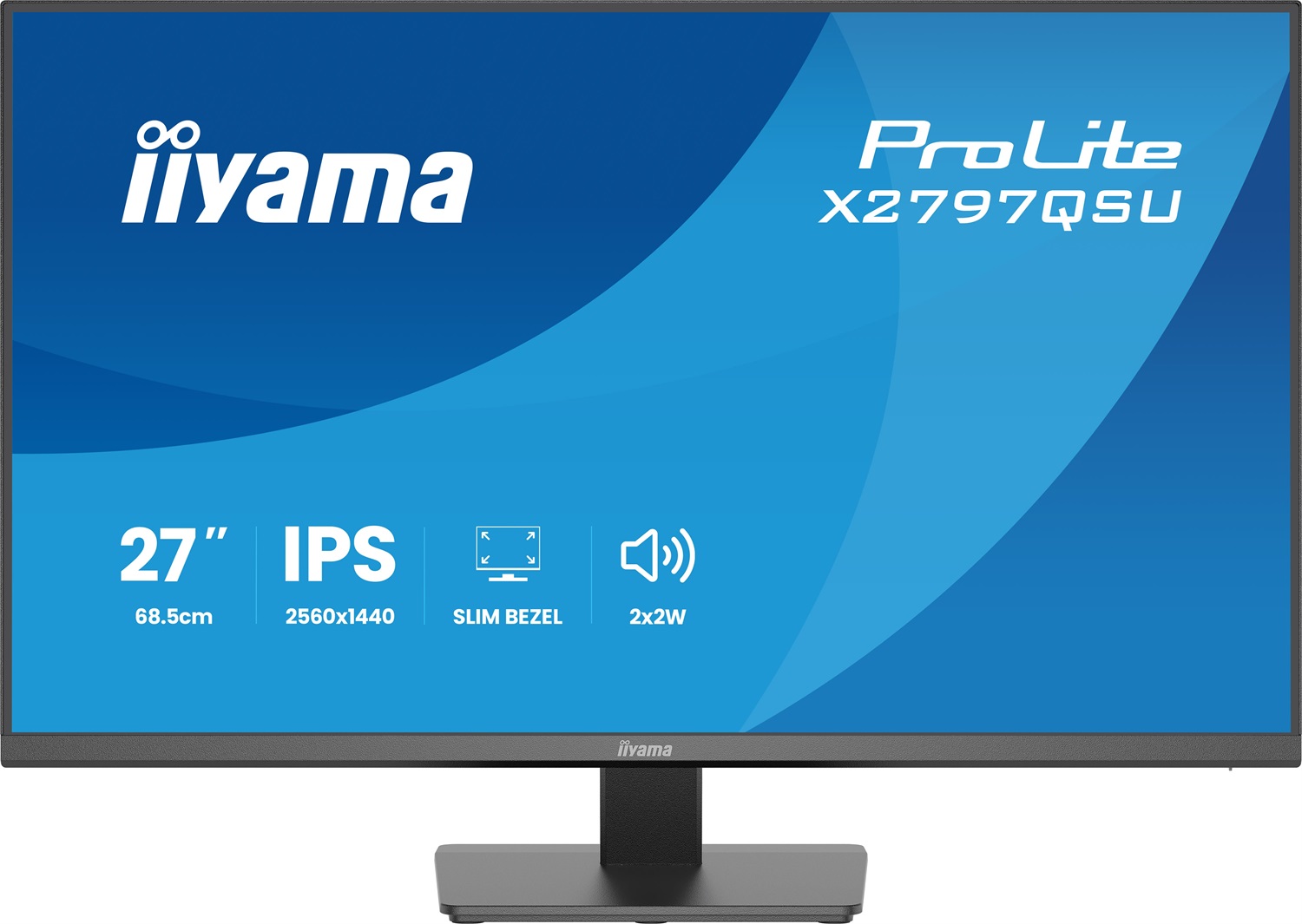 iiyama ProLite X2797QSU-B1 Monitor IPS QHD 27