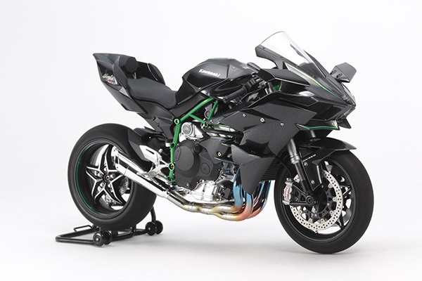 Tamiya Kawasaki Ninja H2R Modellino di Moto Kit di Montaggio 1:12 - Dettagliato con Istruzioni