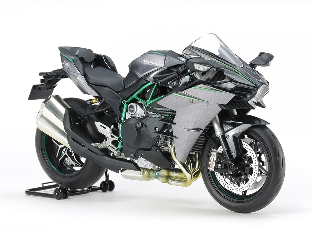 Tamiya Kawasaki Ninja H2 Carbon Modellino di Moto Kit di Montaggio in Plastica Scala 1:12