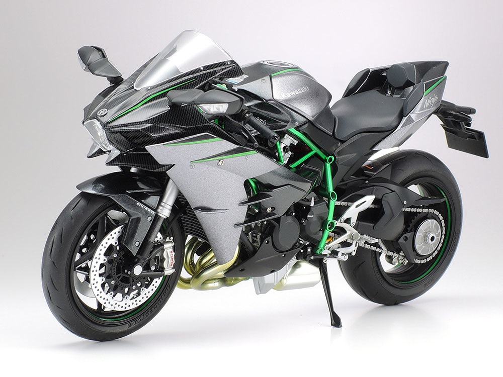 Tamiya Kawasaki Ninja H2 Carbon Modellino di Moto Kit di Montaggio in Plastica Scala 1:12