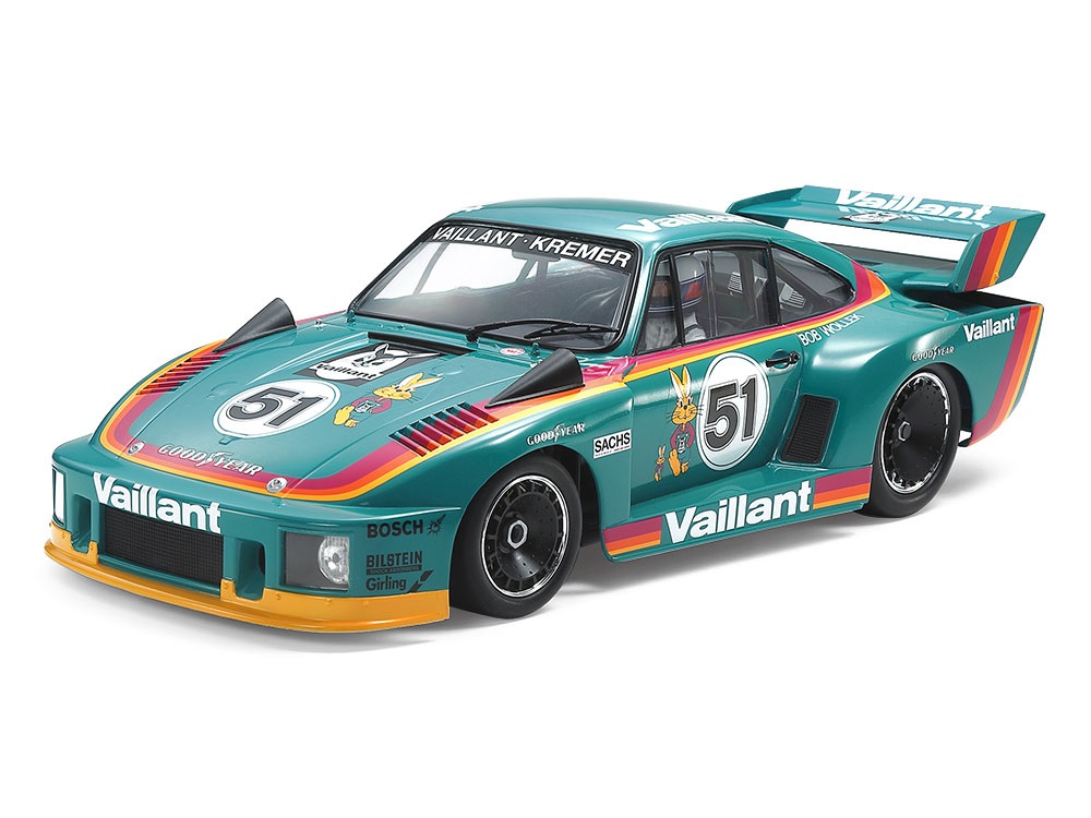 Tamiya Porsche 935 Vaillant-Kremer Kit di montaggio in plastica 1:20 - Modellismo e fai da te