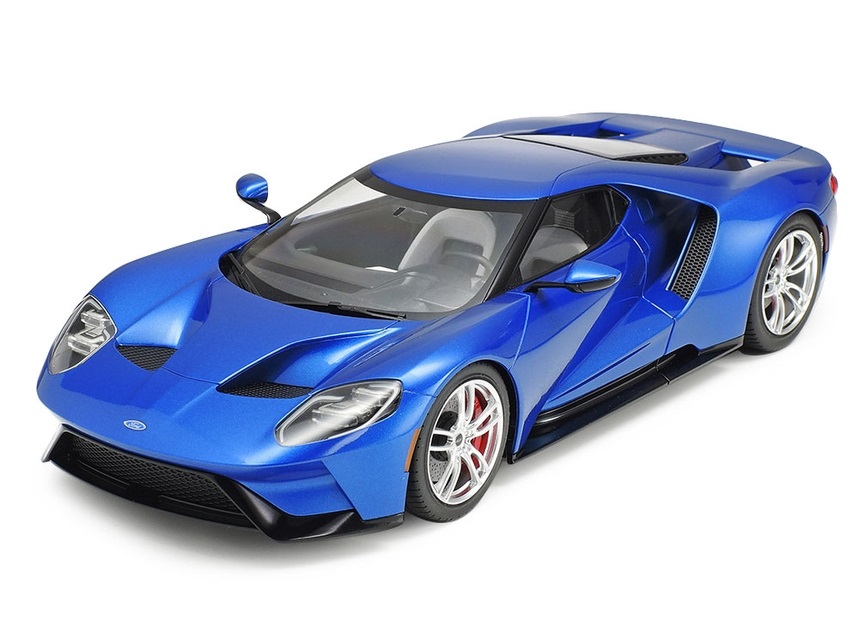 Tamiya Ford GT Modellino da Costruire in Plastica Scala 1:24 - Riproduzione Dettagliata, Colore Non Laccato