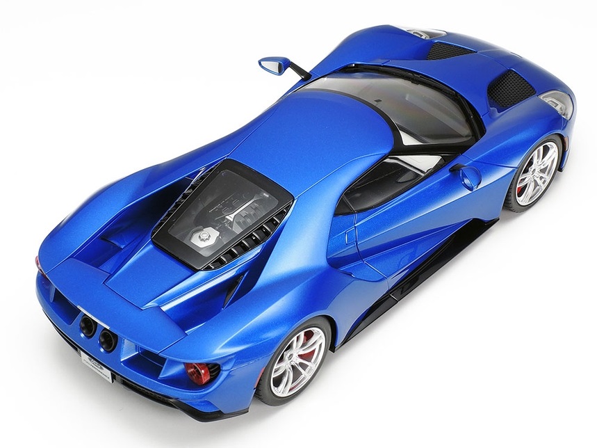 Tamiya Ford GT Modellino da Costruire in Plastica Scala 1:24 - Riproduzione Dettagliata, Colore Non Laccato