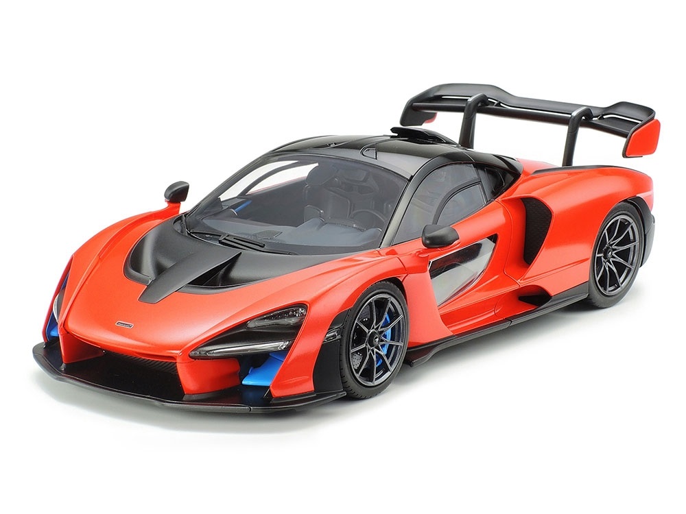 Tamiya McLaren Senna Kit di Costruzione in Plastica 1:24 - Replica Fedele all'Originale, Colore Rosso