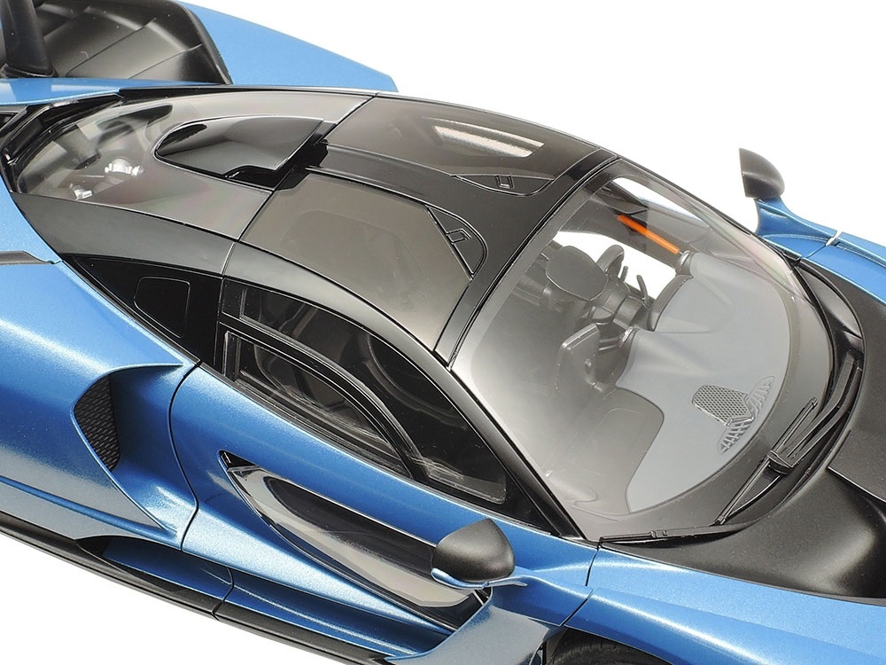 Tamiya McLaren Senna Kit di Costruzione in Plastica 1:24 - Replica Fedele all'Originale, Colore Rosso