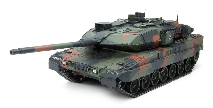 TAMIYA Leopard 2 A7V 1:16 RC - Carro armato RC Full Option, kit di costruzione modellismo